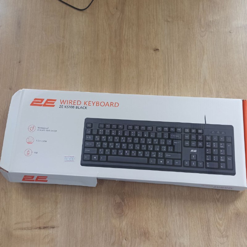 Монитор ViewSonic 24", офисная клавиатура 5