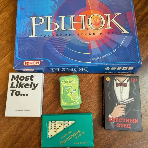 Рынок, Most Likely To, Крокодил, Домино, Крёстный отец