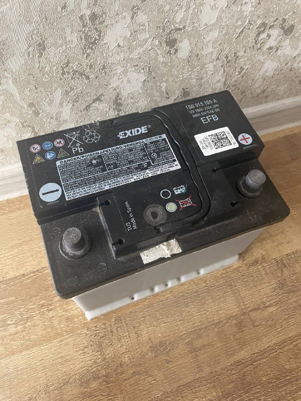 Аккумулятор автомобильный рабочий