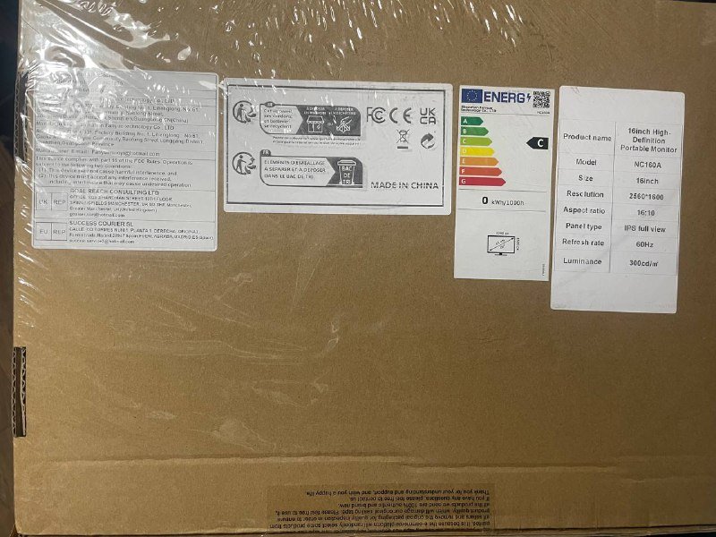 Портативный монитор Nseovs 16”