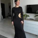 Трикотажное платье 1