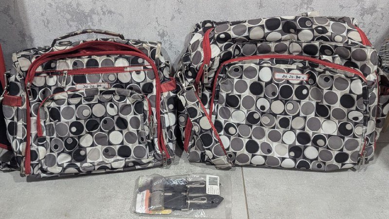 Сумки для мамы JuJuBe маленькая, большая, ремешки к коляске 7