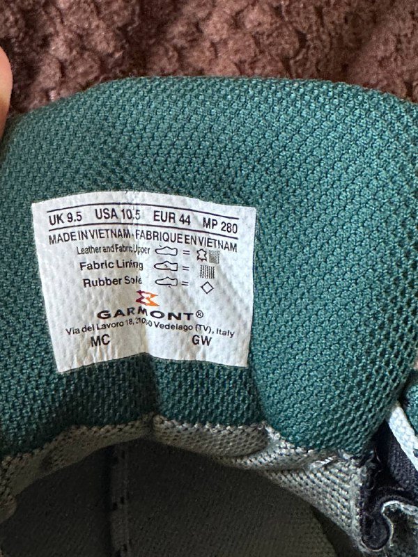 Оригинальные мужские ботинки Garmont 44 размер 4