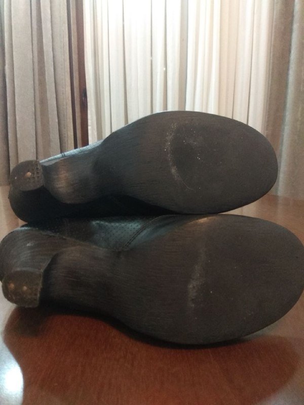 Женские ботинки полусапожки кожаные винтажные 7