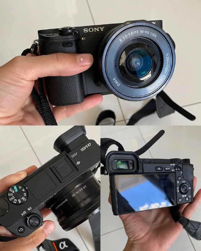 Фотоаппарат Sony a6400 с объективом 16-55 мм