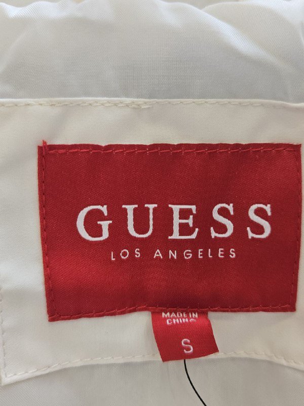 Куртка GUESS Los Angeles женская черно-белая S 3