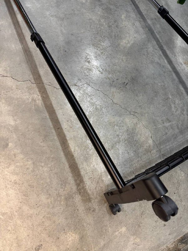 Рейл рэк для одежды металлический 2