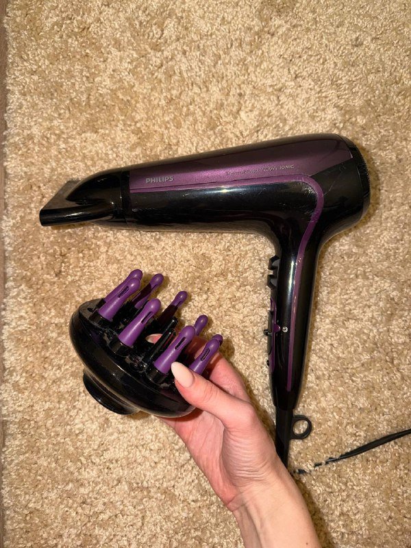 Фен PHILIPS ThermoProtect Ionic, Утюжок для волос Titanium Mark Shmidt