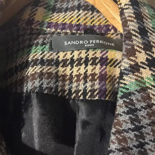 Yellow coat, leather jacket, Sandro Ferrone coat, Collage jacket, River Island fur coat, Ipekyol leather coat