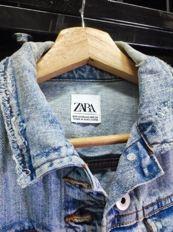 джинсовая куртка Zara размер XS 2