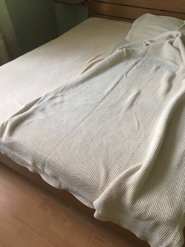 Очень большой трикотажный плед 260х240