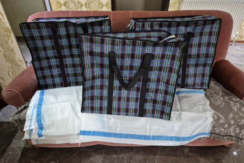 Сумка-кофр для хранения сезонных вещей, мешки строительные