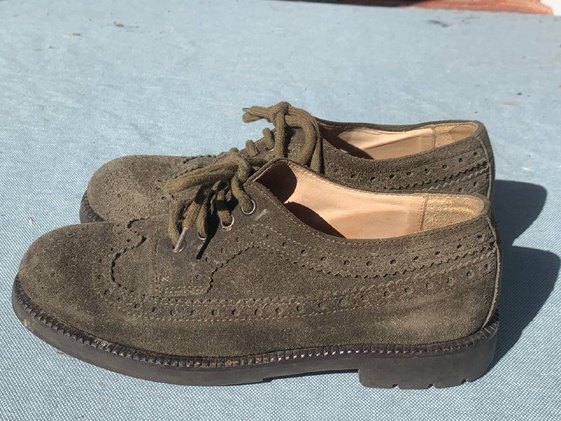 Зеленые замшевые оксфорды I pinco pallino размер 36 детские 2