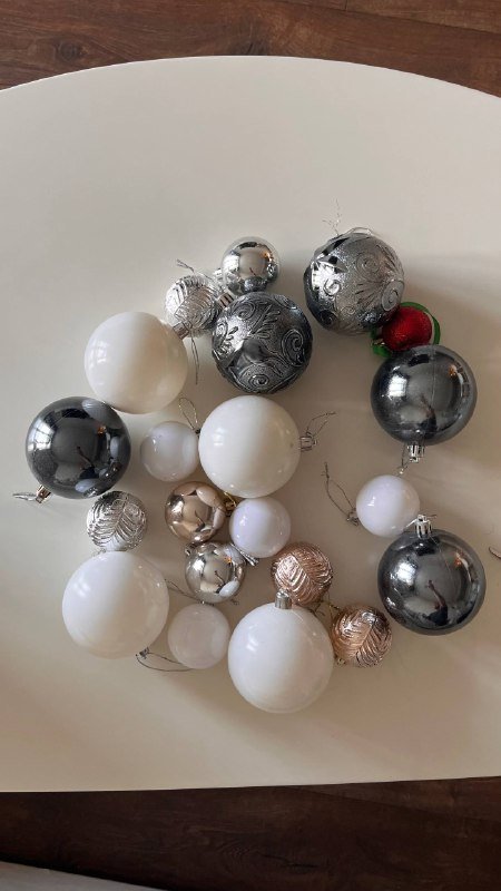 Набор звезд, набор шаров Decoris, шары разные 3