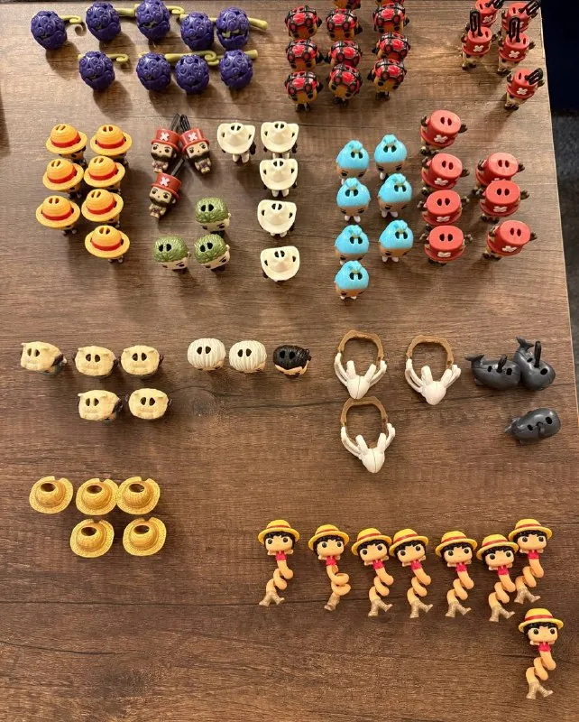 Игрушки Kinder Joy x One Piece 1