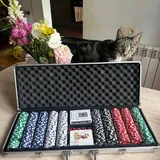 Покерный набор, машинка для тасования карт 1