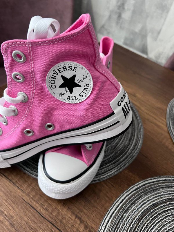 Новые розовые Converse All Star кеды 37.5 р 3