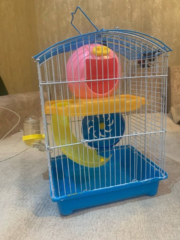 Клетка для грызунов с аксессуарами