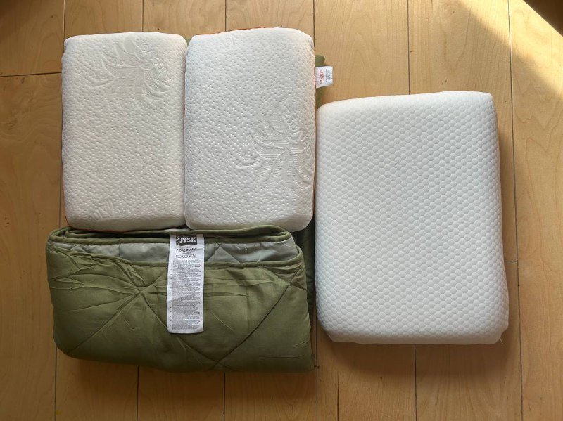 Одеяло, ортопедические подушки детские и взрослые