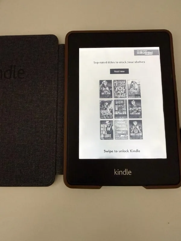 Kindle Paperwhite первого поколения, чехол коричневый 1