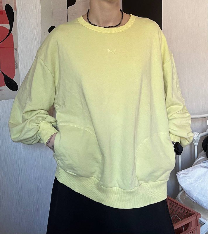 свитшот puma с карманами