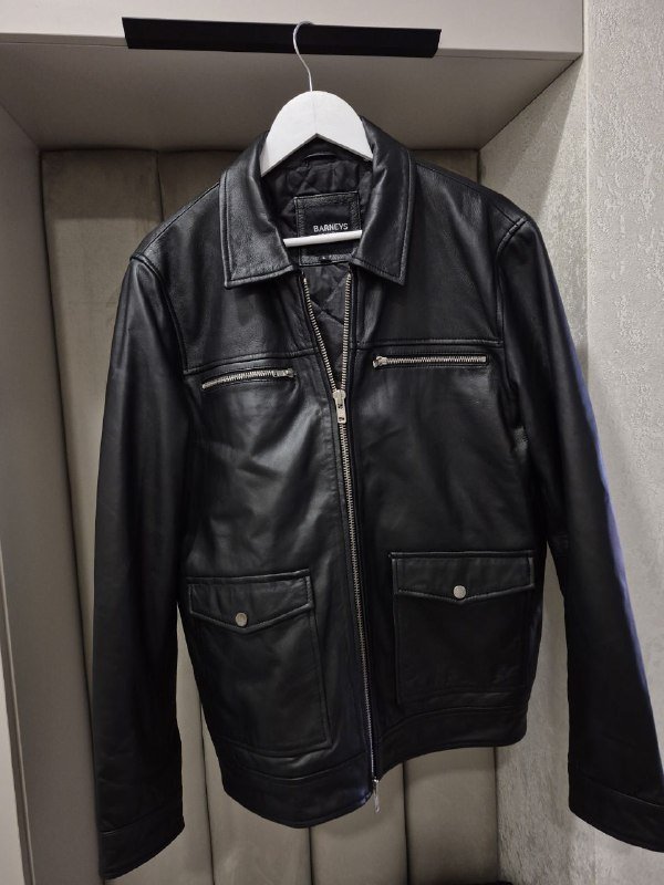 Кожаные куртки Coretto, Michael Kors, Pierre Cardin, Diesel, Be Edgy, 40 Grad, Barneys Originals размер L 9