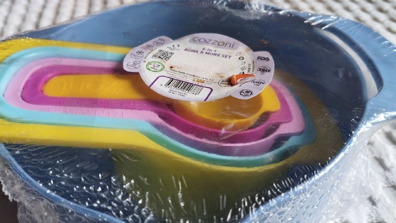 Детская посуда с мерными ложками новая