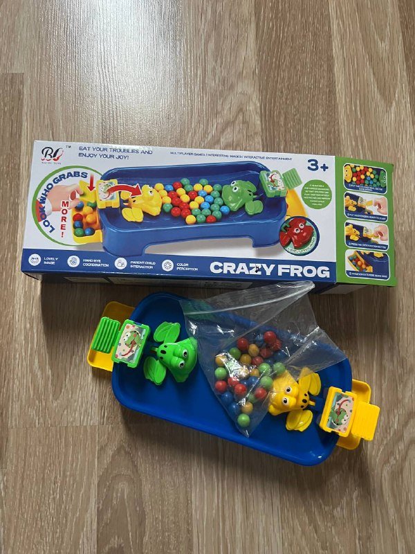 Игра Crazy Frog лягушки едят шарики