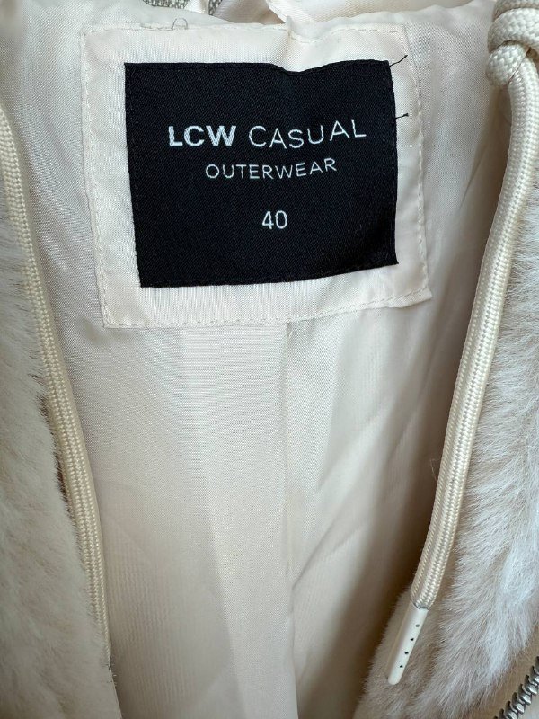 Бежевая шубка Waikiki размер 40 S-M 3