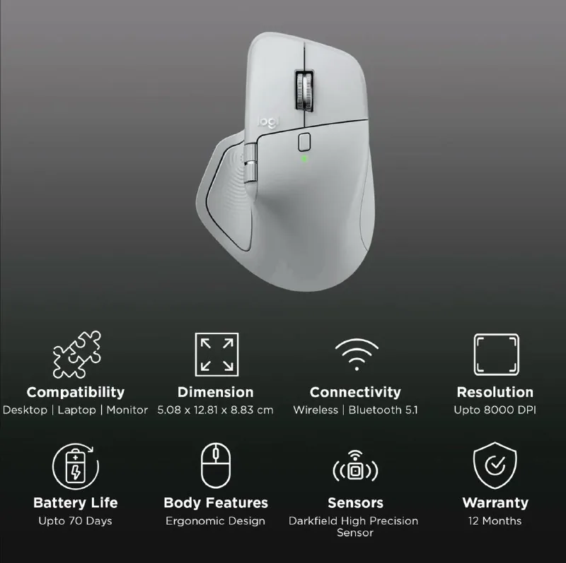 Logitech MX Master 4 мышь 1