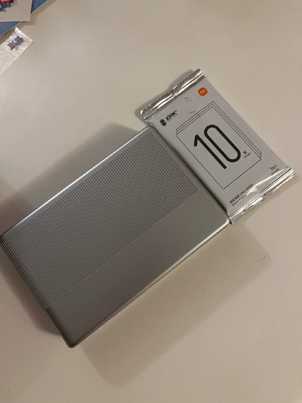 мини-принтер Xiaomi и 10 листов самоклеющейся бумаги