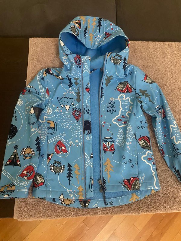 Дождевик куртка на флисе размер 110