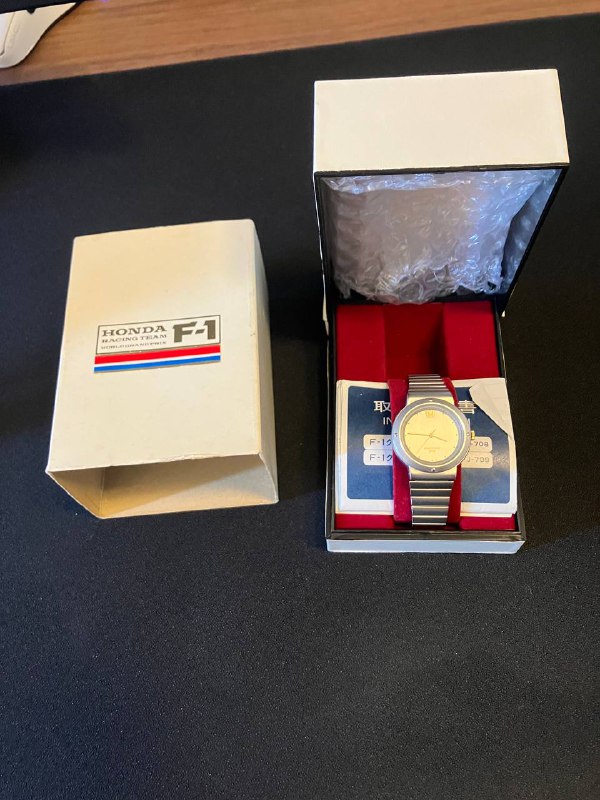 Винтажные коллекционные японские часы HONDA F-1 Racing Team 3