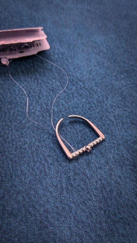 Кольцо с фианитом, 925 проба, регулируемое 3