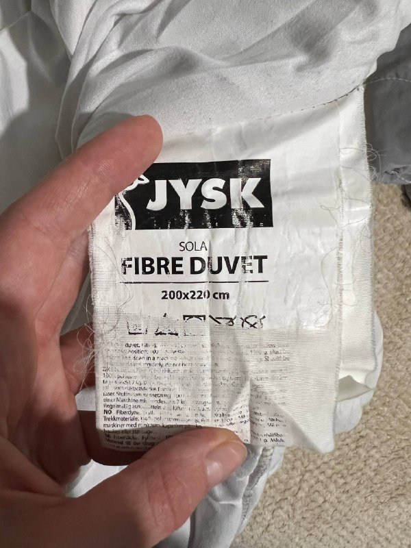 Одеяло Jysk Fibre Duvet Sola 200x220 3