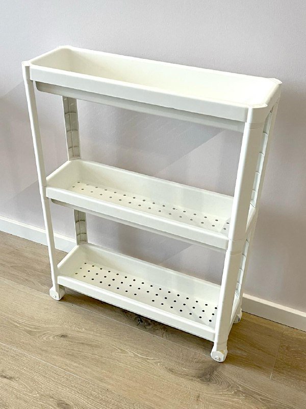 Полочка Ikea для ванной комнаты на колесиках