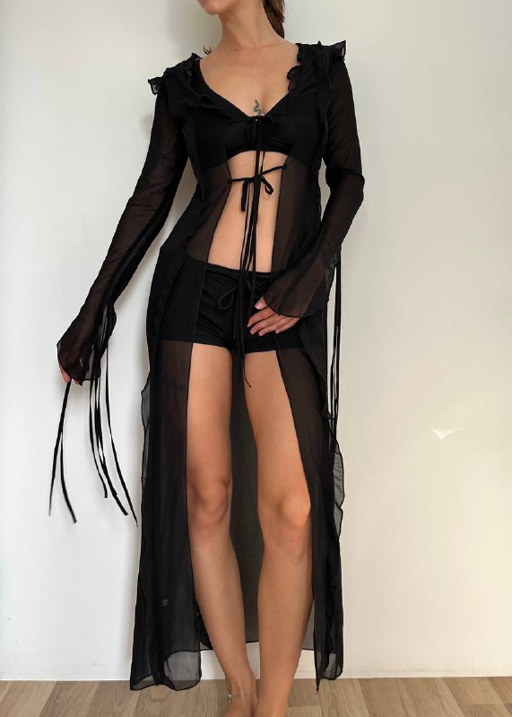Винтажный топ, топ Stradivarius, юбка с пайетками, черная накидка 4