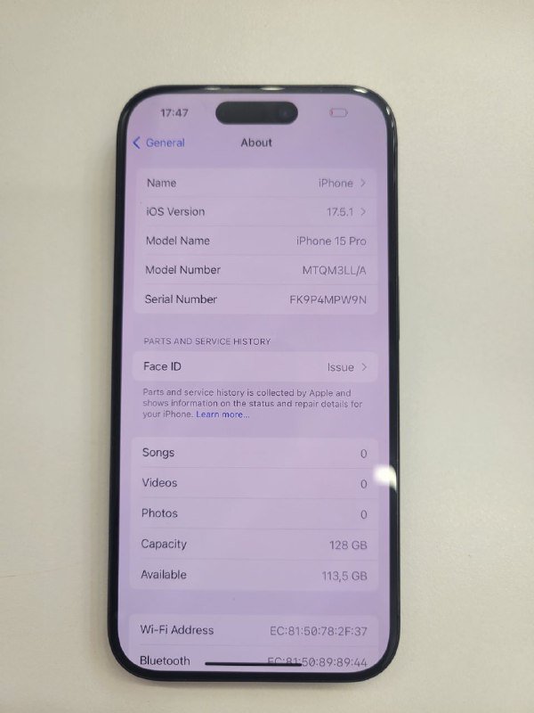 iPhone 15 Pro 128 ГБ 4