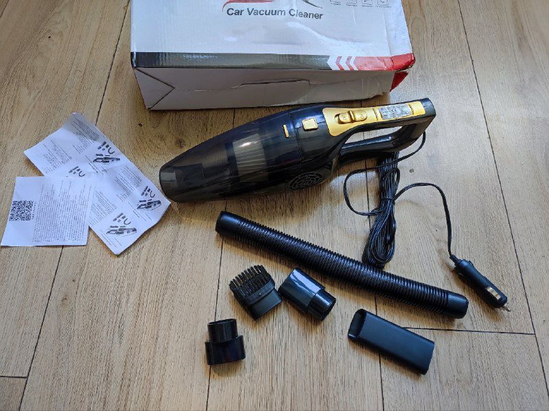 Перкуссионный массажёр, будильник, пылесос для машины 4