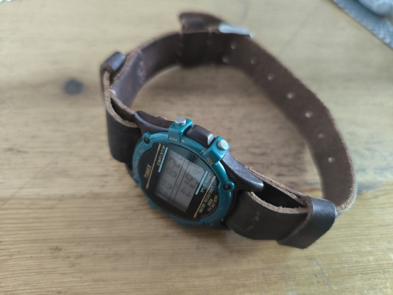 Винтажные TIMEX Expedition на новом кожаном ремешке 3