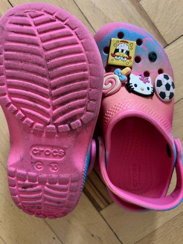 Тапки Crocs розовые c10 2