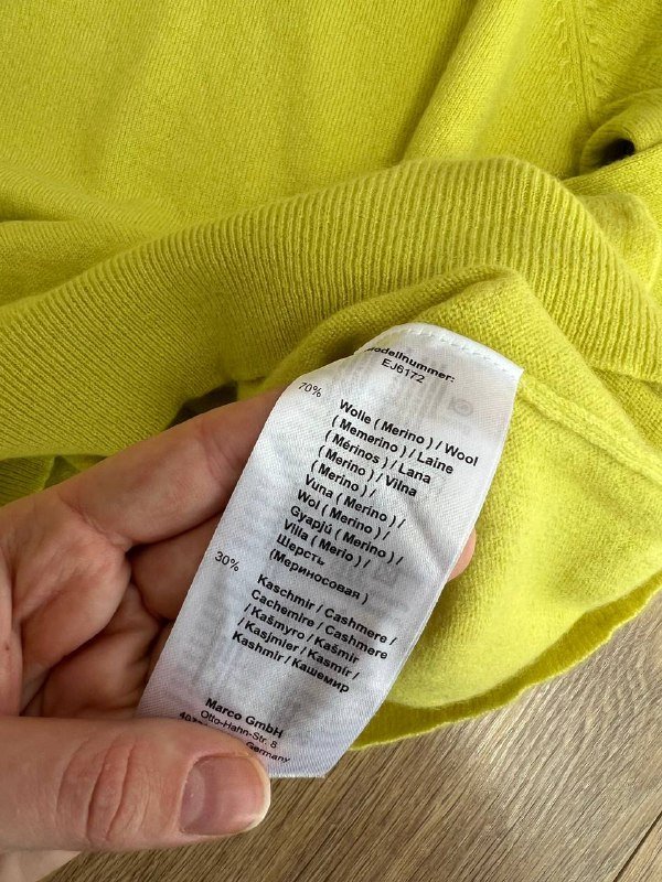 Джемпер 70% меринос, 30% кашемир размер S-M 3