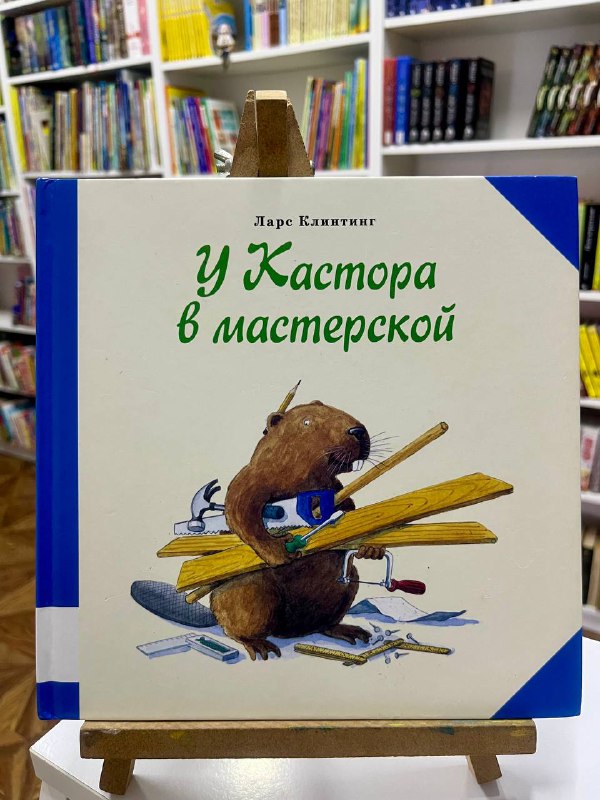 У Кастора в мастерской книга