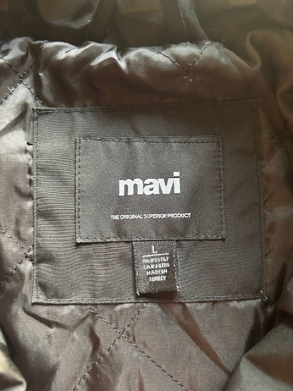 Мужская легкая куртка черная Mavi L 2