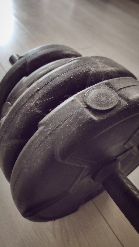 Штанга с дисками для силовых тренировок 3