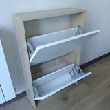 Обувница с откидными полками 2