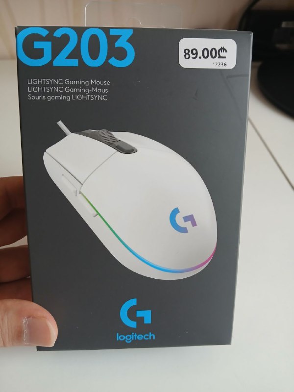 Игровая проводная мышка Logitech G203