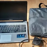 Asus laptop, carrier, Panasonic RB-M500 headphones, stabilizers 1