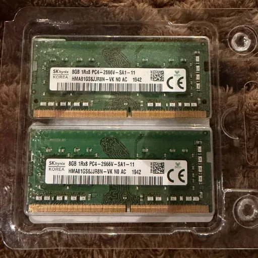 ОЗУ RAM 2 плашки по 8 ГБ