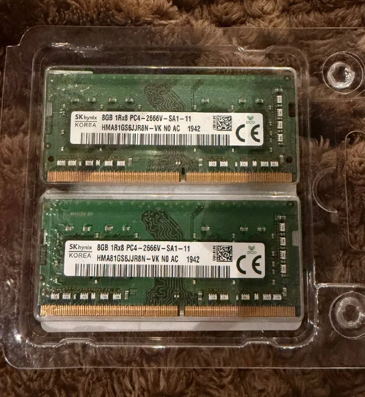 ОЗУ RAM 2 плашки по 8 ГБ